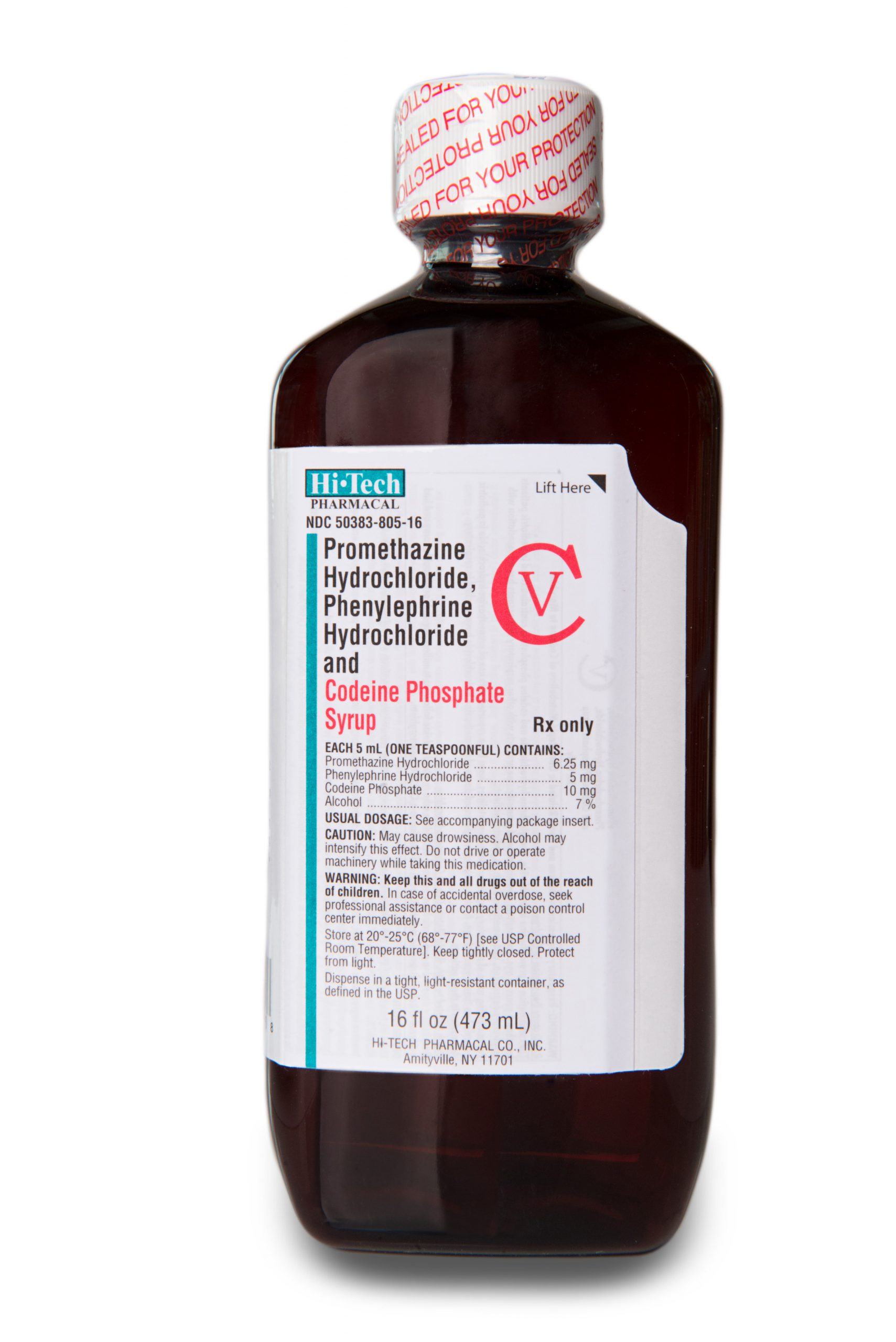 Hi Tech Promethazine Codeine Cough Syrup 16oz